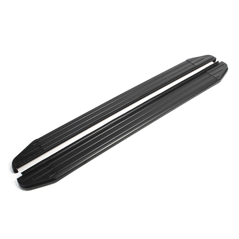 Trittbretter Seitenschweller für Ford Ranger 2012-22 Double Cab Alu Schwarz ABE