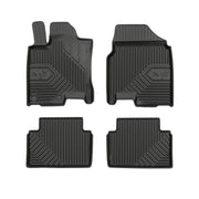 Fußmatten Gummimatten für Nissan Qashqai I Tekna 2006-2013 TPE Schwarz 4 tlg