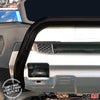 Frontbügel Frontschutzbügel für Ford Ranger Raptor 2019-2024 ø76mm Stahl Schwarz