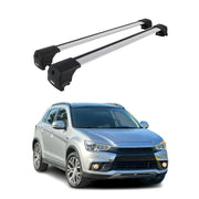 Dachträger Gepäckträger für Mitsubishi ASX 2010-2022 ABE Aluminium Grau