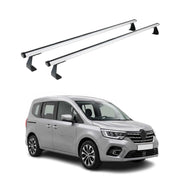Dachträger Grundtäger für Renault Kangoo III 2021-2026 75kg Alu Silber 2 tlg
