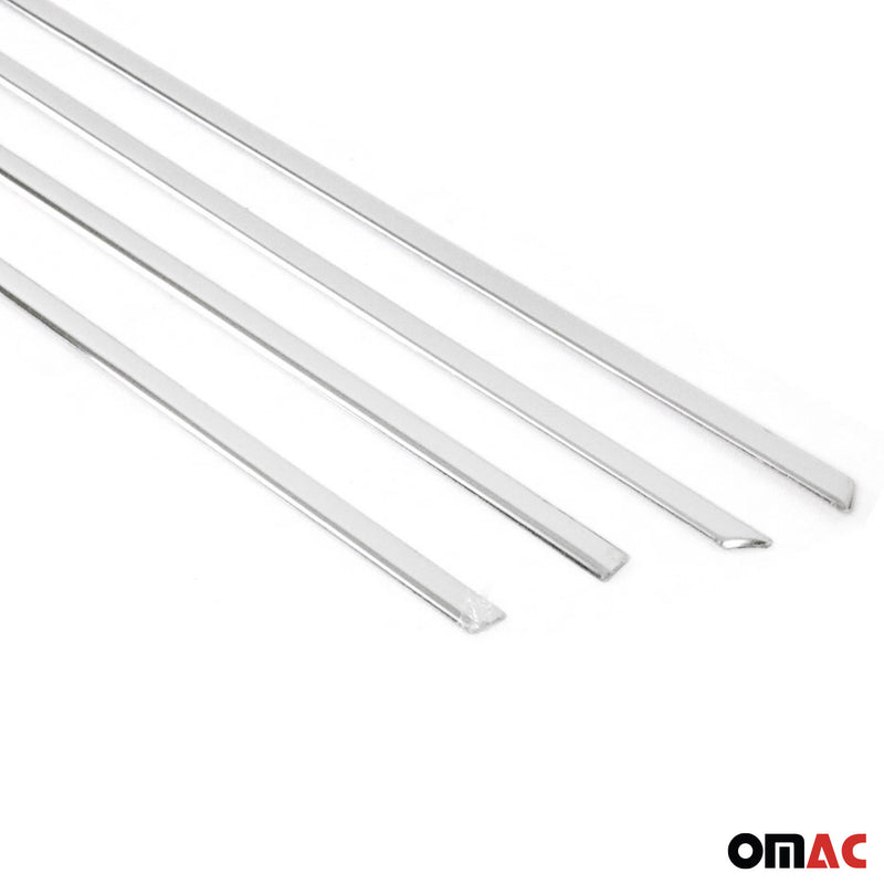 Window strips decorative strips for Hyundai i20 2008-2014 stainless steel chrome 4 pieces
