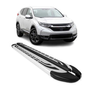 Trittbretter Seitenschweller Seitenbretter für Honda CR-V 2017-2022 Alu Grau
