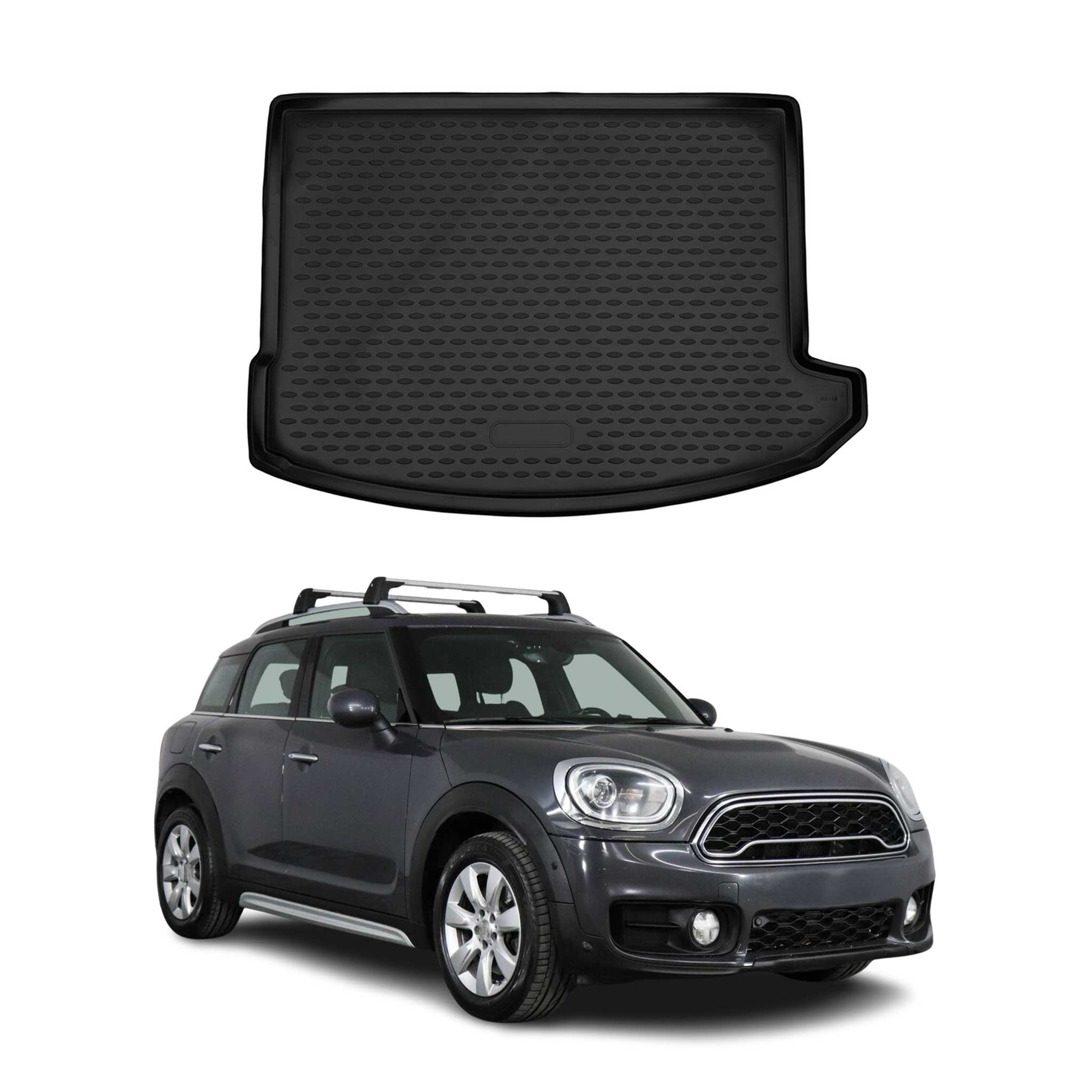 Kofferraummatte Kofferraumwanne für Mini Countryman F60 2016-2024 Gummi TPE