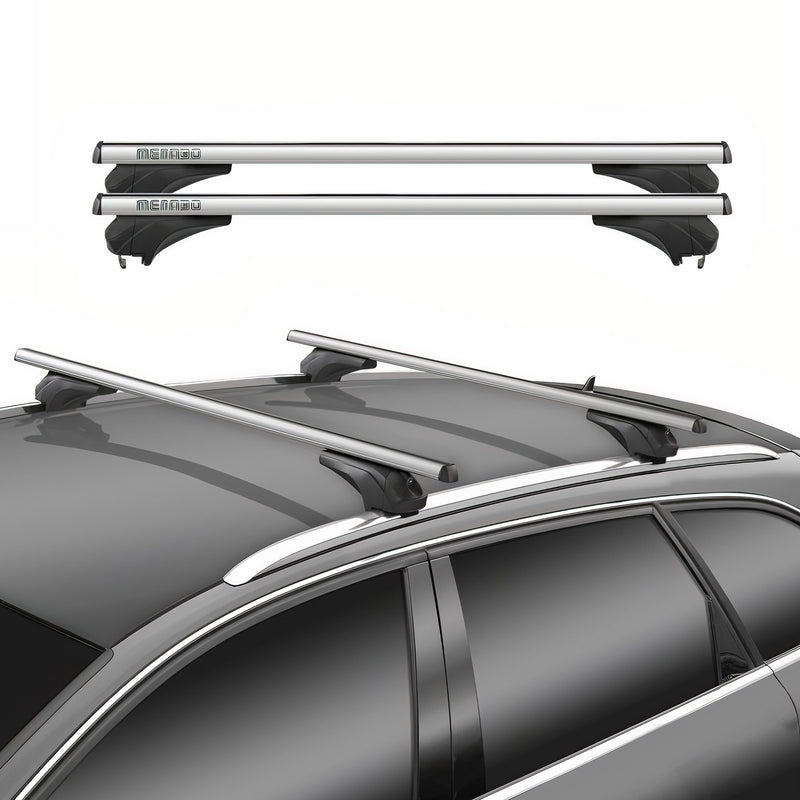 Menabo Dachträger für Cupra Leon mk4 Sporturer 2020-2025 Aluminium Silber 2 tlg