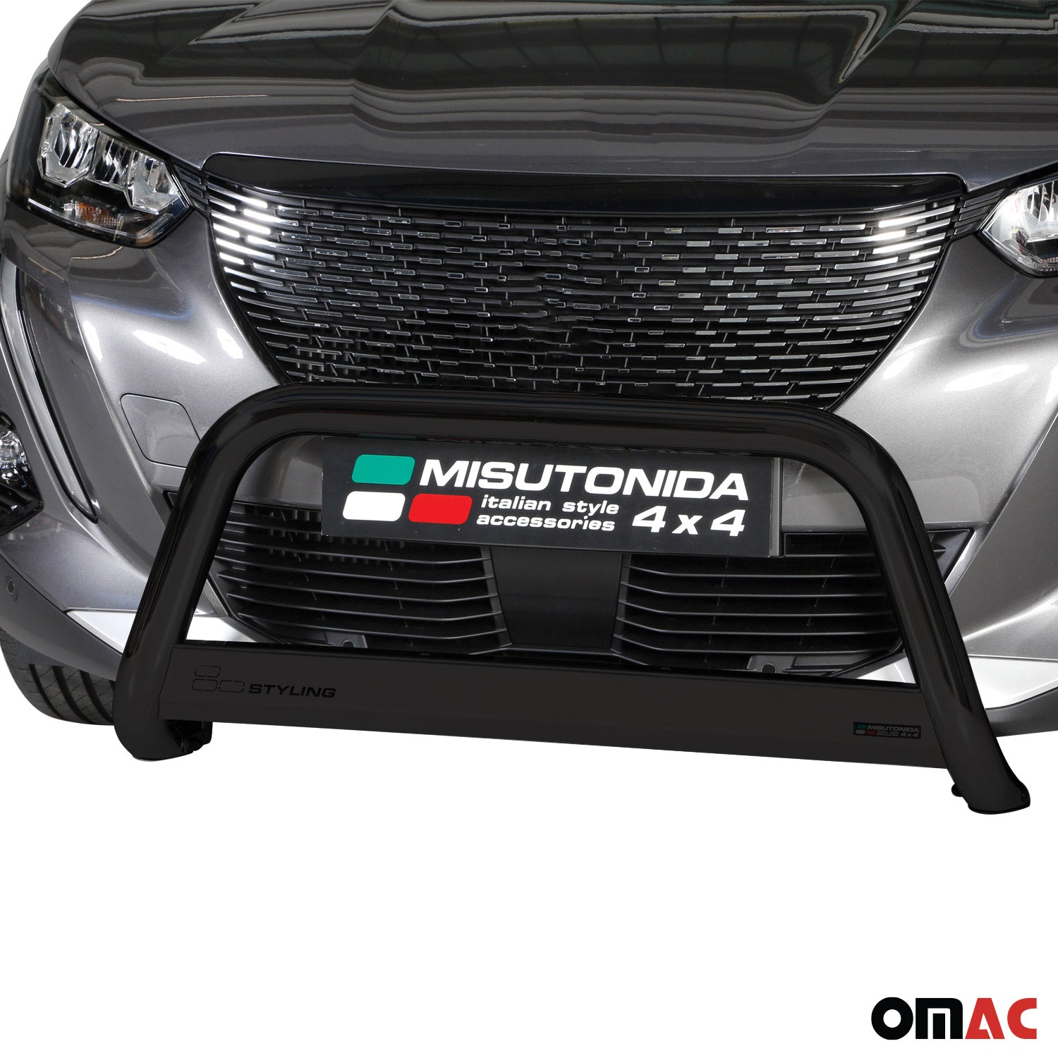 Frontbügel Frontschutzbügel für Peugeot 2008 2019-2026 ø63mm Stahl Schwarz