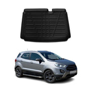 Kofferraumwanne Laderaumwanne für Ford Ecosport 2013-2024 Gummi TPE Schwarz