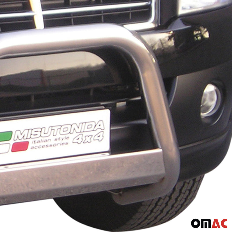 Frontbügel Frontschutzbügel für Ssangyong Rexton 2006-2012 ø63mm Stahl Silber