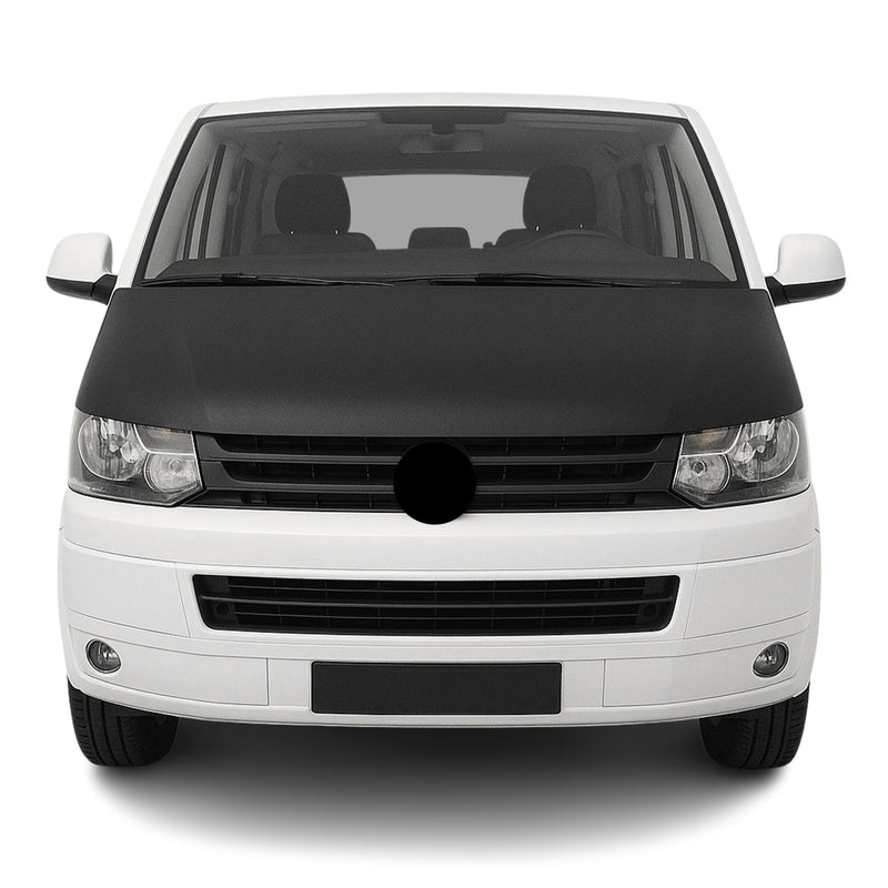 Haubenbra Bonnet Bra Steinschlagschutz für VW Transporter T5 2010-2015 Schwarz
