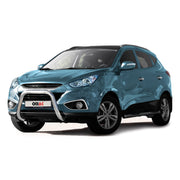 Frontbügel Frontschutzbügel für Hyundai ix35 2010-2015 mit ABE Silber Rammschutz