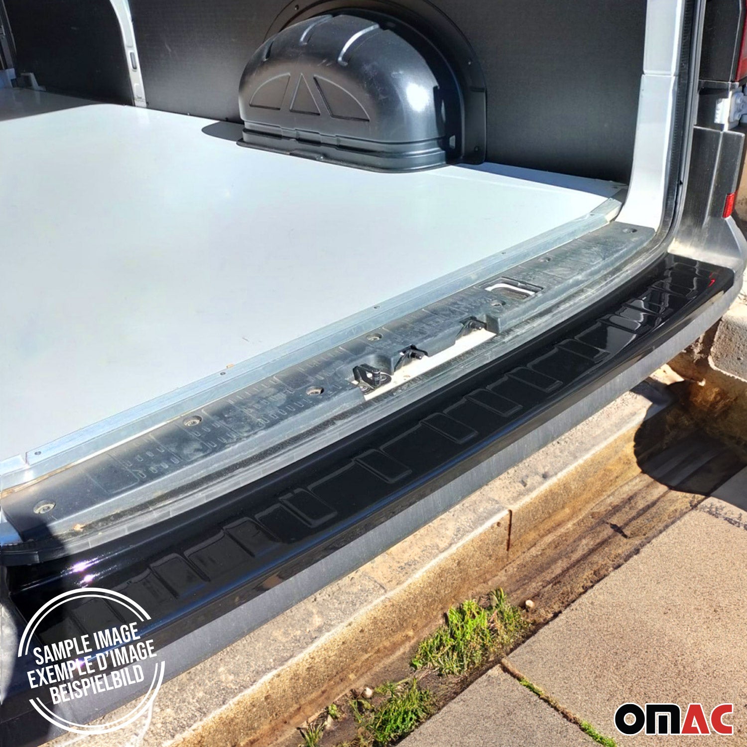 Ladekantenschutz Stoßstange für VW Transporter T7 2024-26 Acryl glänzend schwarz
