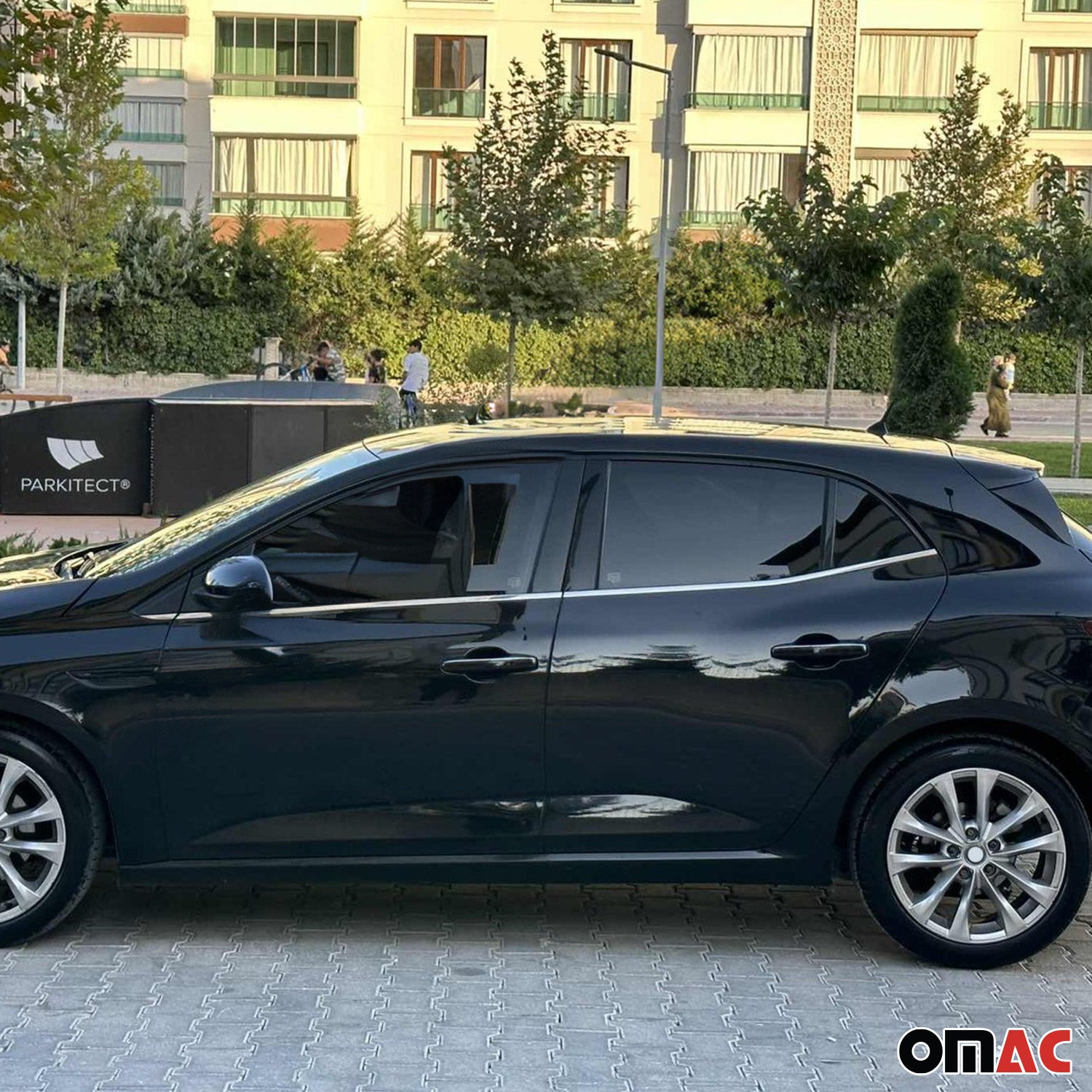 Fensterleisten Zierleisten für Renault Megane IV Schrägheck 2016-2022 Chrom 6tlg