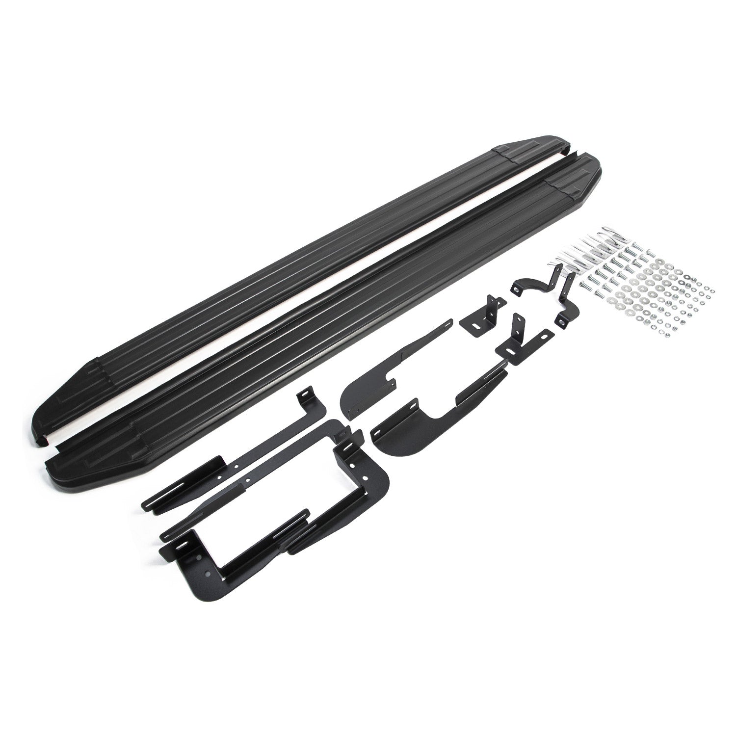 Trittbretter Seitenschweller für Kia Sportage 2010-2015 ABE Schwarz Alu