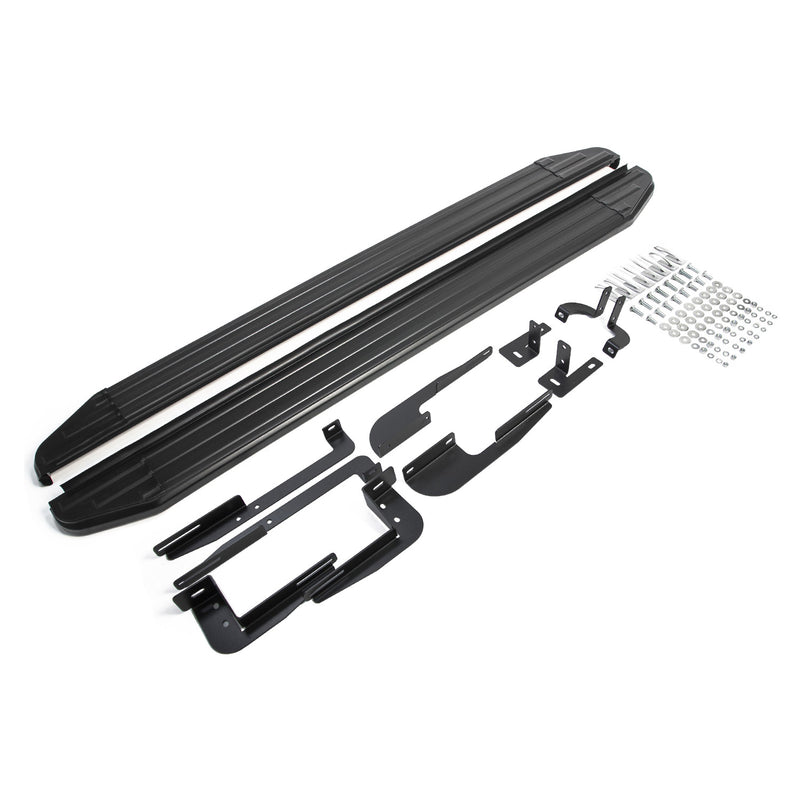 Trittbretter Seitenschweller für Kia Sportage 2010-2015 ABE Schwarz Alu