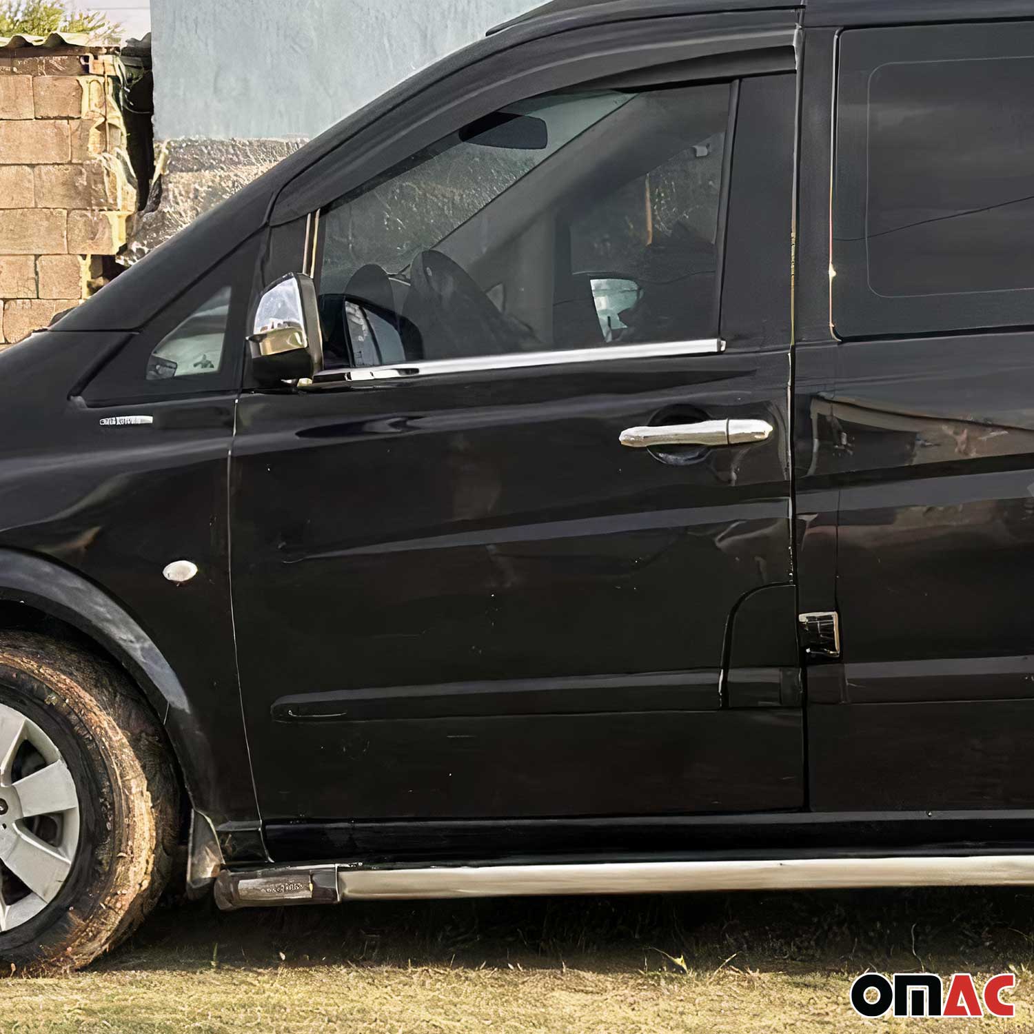 Fensterleisten Zierleisten für Mercedes Vito W639 2003-2014 Edelstahl Chrom 2x