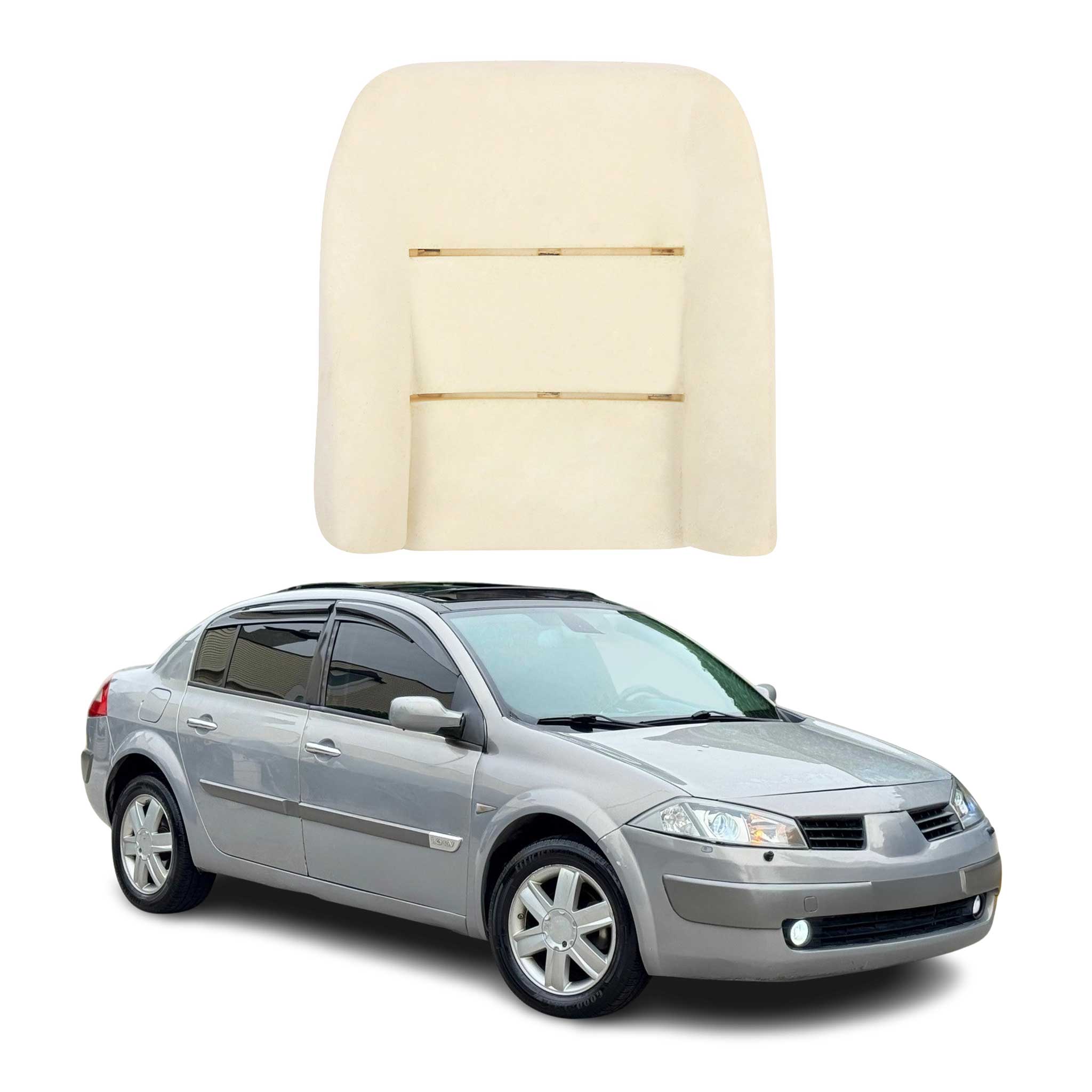 Rückenlehne Schaumstoff Sitzpolster für Renault Megane mk2 mk3 2002-2016 Ersatz