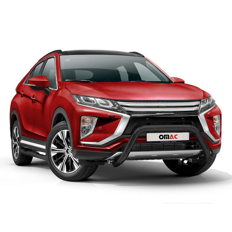 Frontbügel Frontschutzbügel für Mitsubishi Eclipse Cross 2017-2024 Schwarz ABE