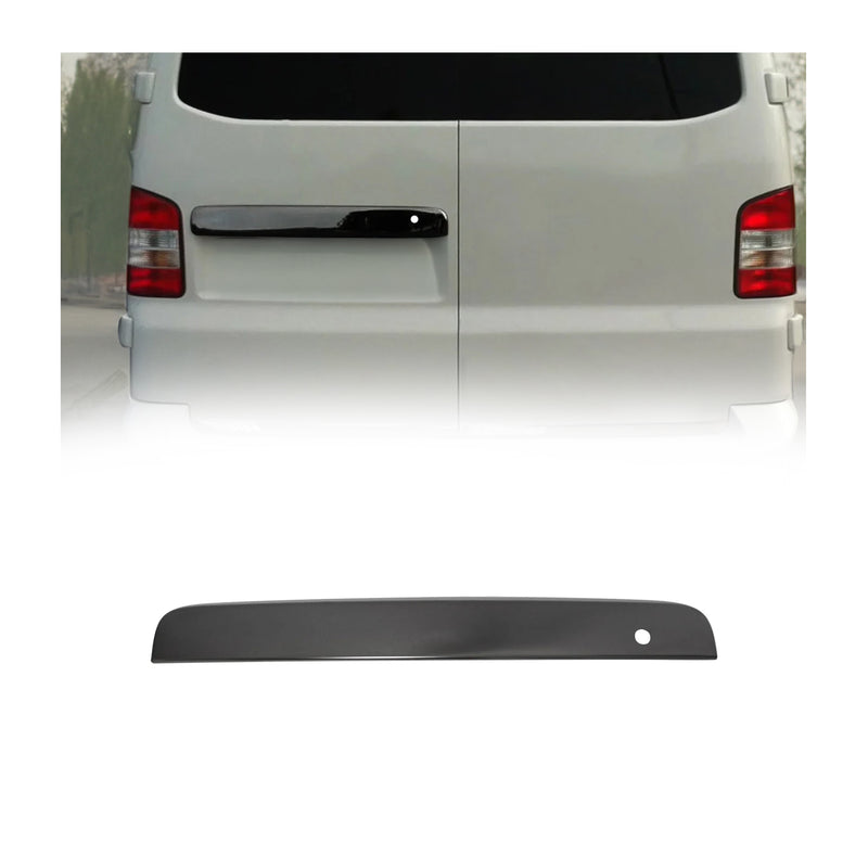 Heckleiste Kofferraumleiste für VW T5 2003-2015 Doppeltür Dark Chrom Edelstahl
