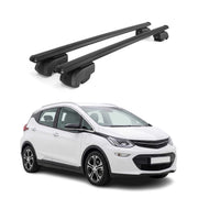 Dachträger Grundträger für Opel Ampera-e 2017-2020 Aluminium Schwarz 2tlg