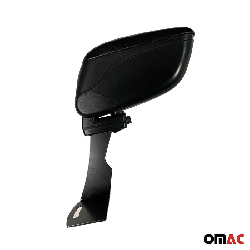 Mittelarmlehne Armlehne für Renault Thalia Symbol 2013-2021 PU-Leder ABS Schwarz