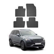 OMAC Gummi Fußmatten für Volvo XC90 2015-2026 Automatten Gummi Schwarz 4tlg