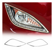 Nebelscheinwerfer Rahmen Umrandung für Hyundai i20 2012-2014 Edelstahl Chrom 2x