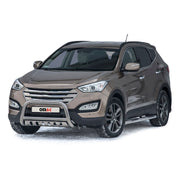 Frontbügel Frontschutzbügel für Hyundai Santa Fe 2012-2018 ABE Edelstahl Silber