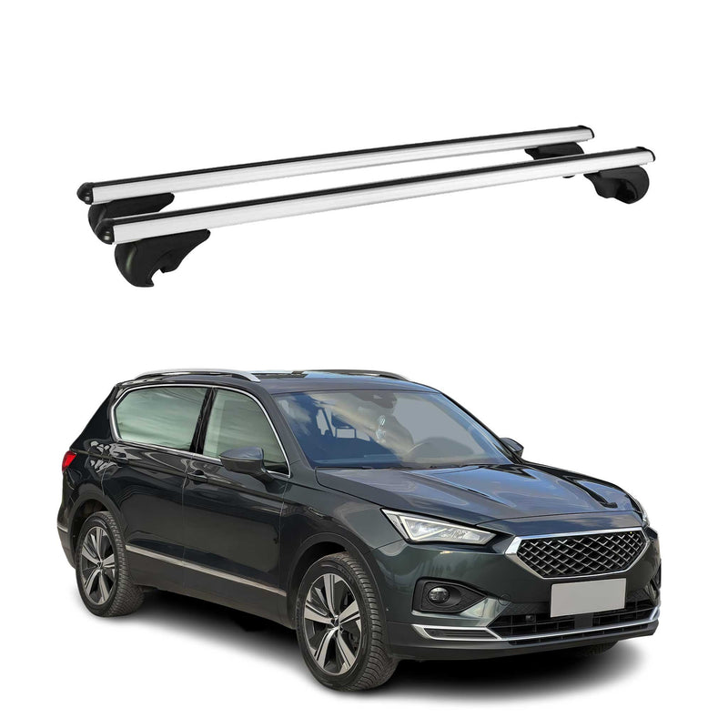 Dachträger Grundtäger für Seat Tarraco 2018-2025 75kg Aluminium Silber 2 tlg