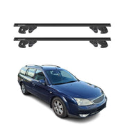 Dachträger Grundtäger für Ford Mondeo Mk3 Turnier 2001-2007 Alu TÜV Schwarz 2tlg