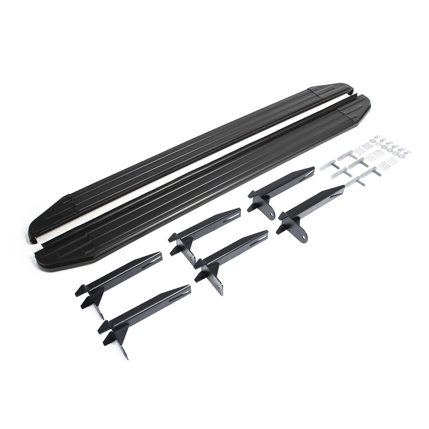 Trittbretter Seitenschweller für VW Amarok 2010-2016 Alu Schwarz ABE