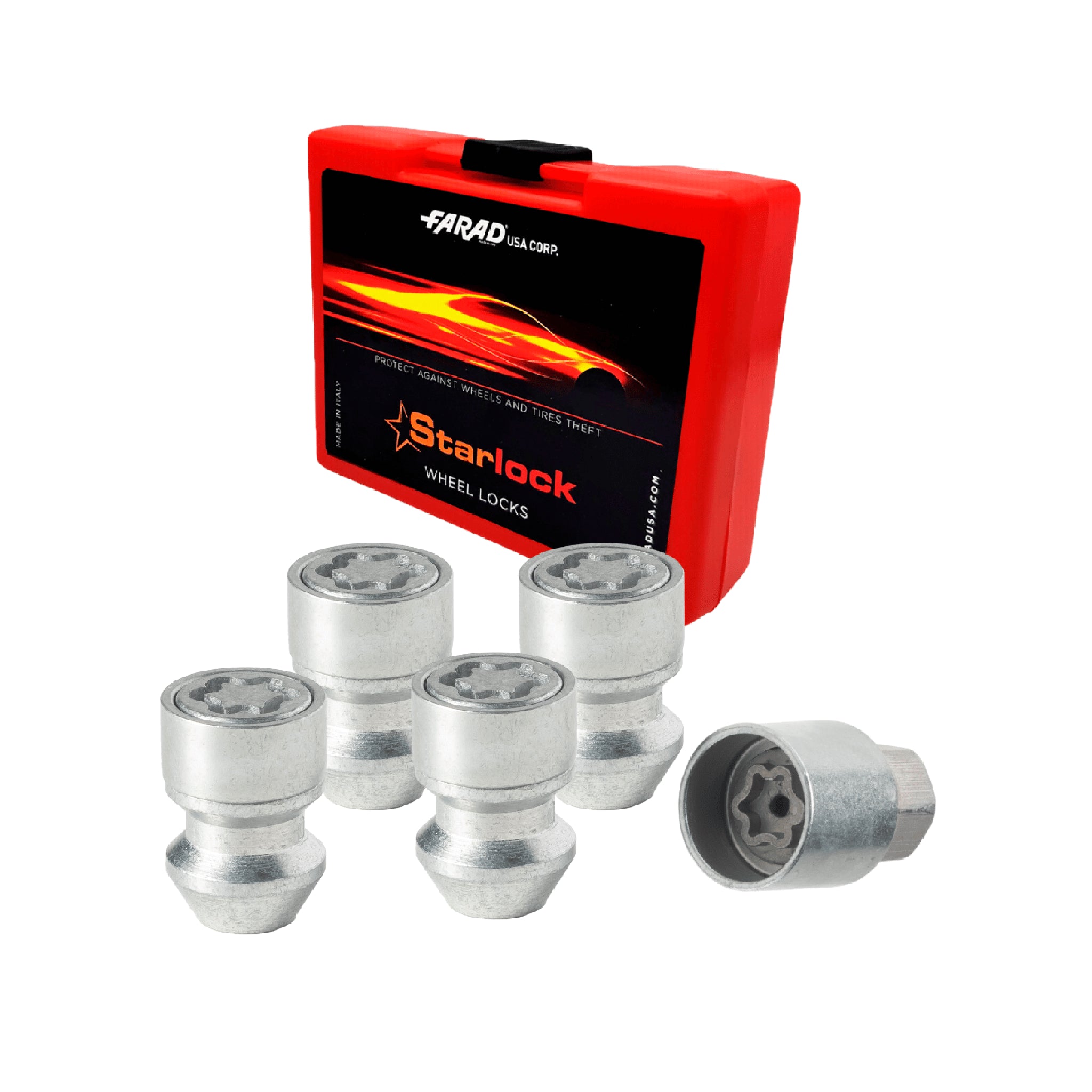 Radschloss Radschrauben Satz für Chrysler 300 C ab 2005 Silber 4x M14X1.5