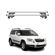 Menabo Dachträger Grundtäger für Skoda Yeti 2009-2013 Pre-FL 90kg Alu Silber 2x