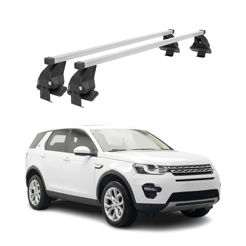 Menabo Dachträger für Land Rover Discovery Sport 2015-2019 50kg Stahl Silber 2x