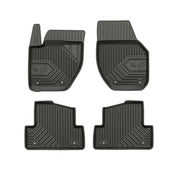 Fußmatten Gummimatten No.77 für Volvo V40 II 2012-2019 TPE Schwarz 4 Teile