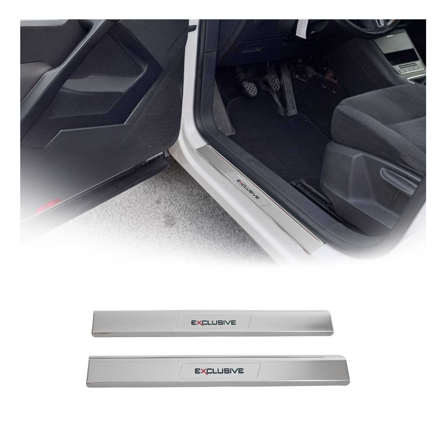 Einstiegsleisten Türschweller Exclusive für VW Tiguan 2007-2011 Edelstahl 2x