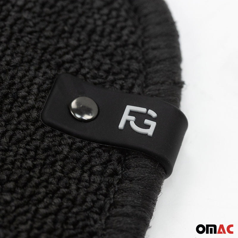 Velours Fußmatten für Seat Ibiza V 2017-2025 Autoteppich Automatten Schwarz 4tlg