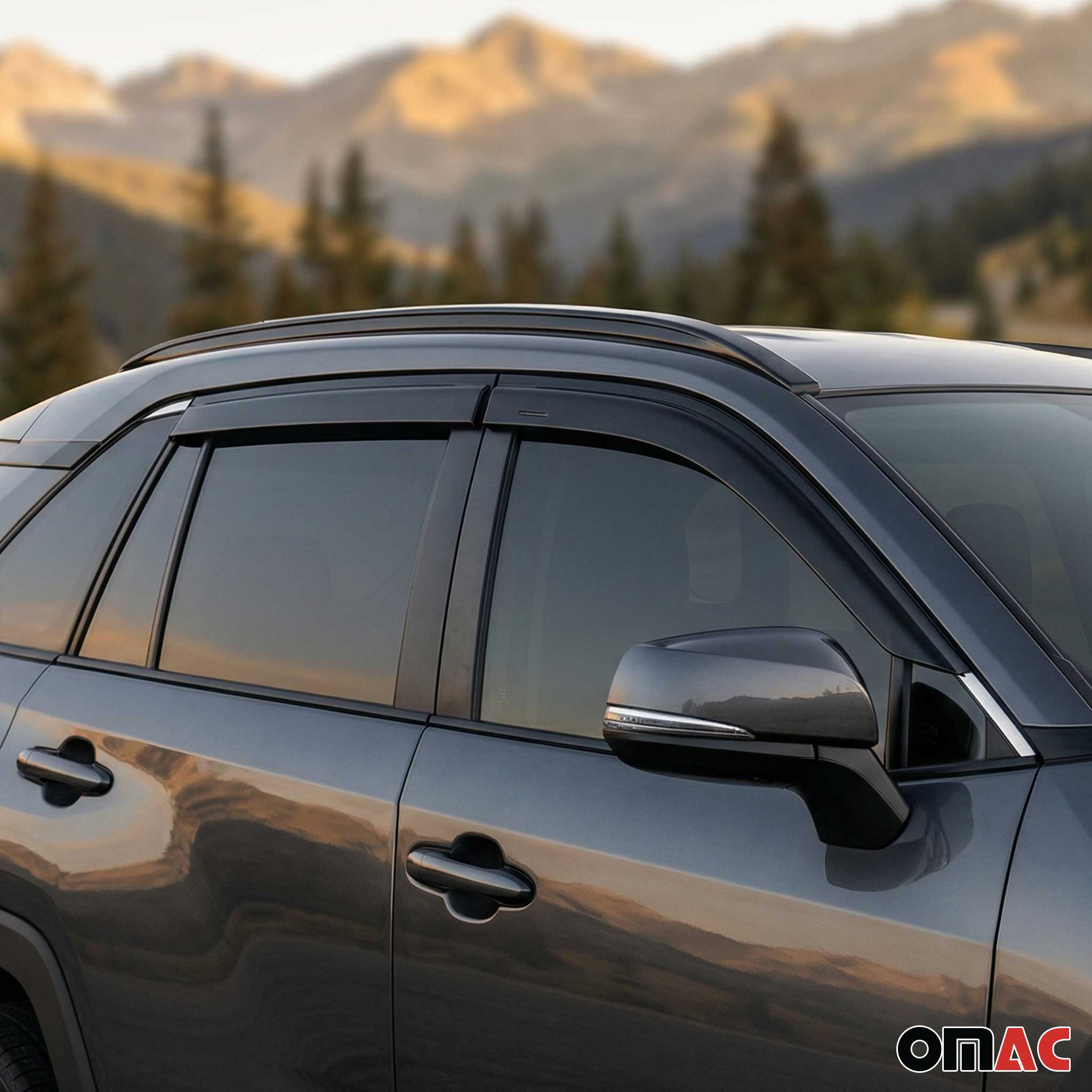 Windabweiser Regenabweiser für BMW X3 G01 2017-2024 Dunkel Acryl 4tlg