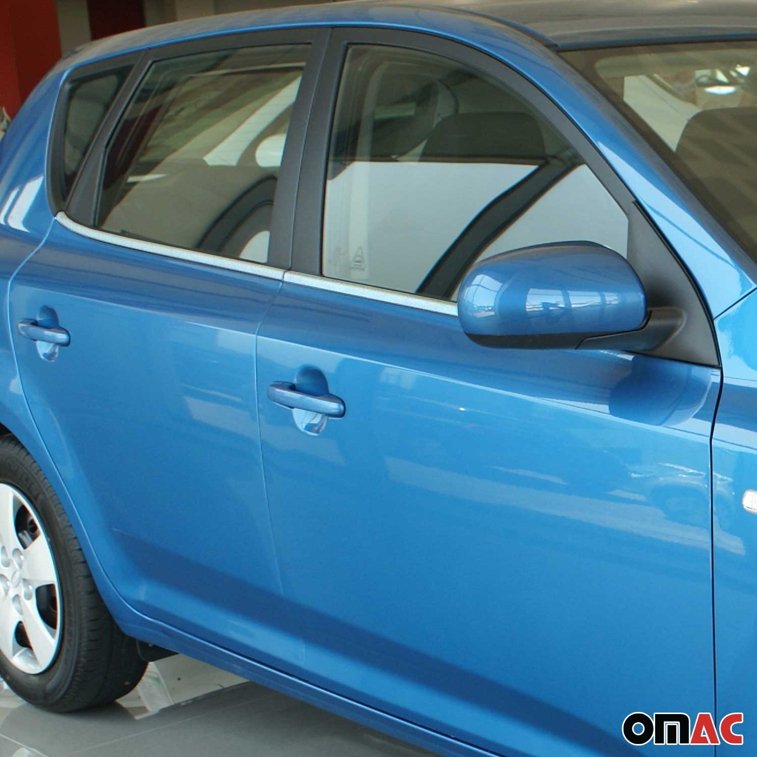 Fensterleisten Zierleisten für Kia Ceed Ceed Schrägheck 2006-2012 Edelstahl 4tlg