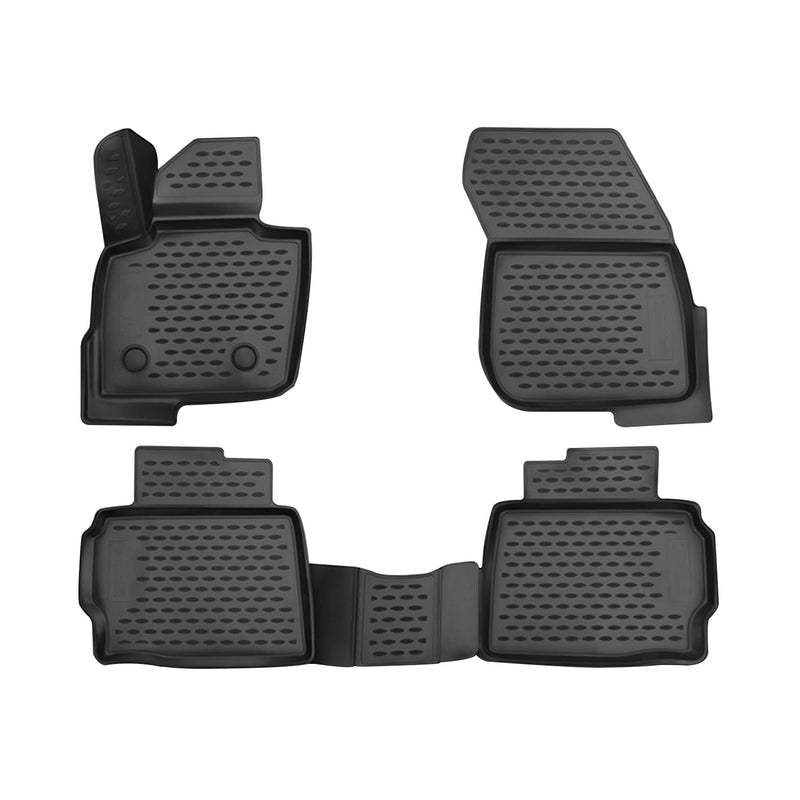 OMAC Gummimatten Fußmatten für Ford Mondeo 5 2014-2022 Limo Turnier Schwarz 4X