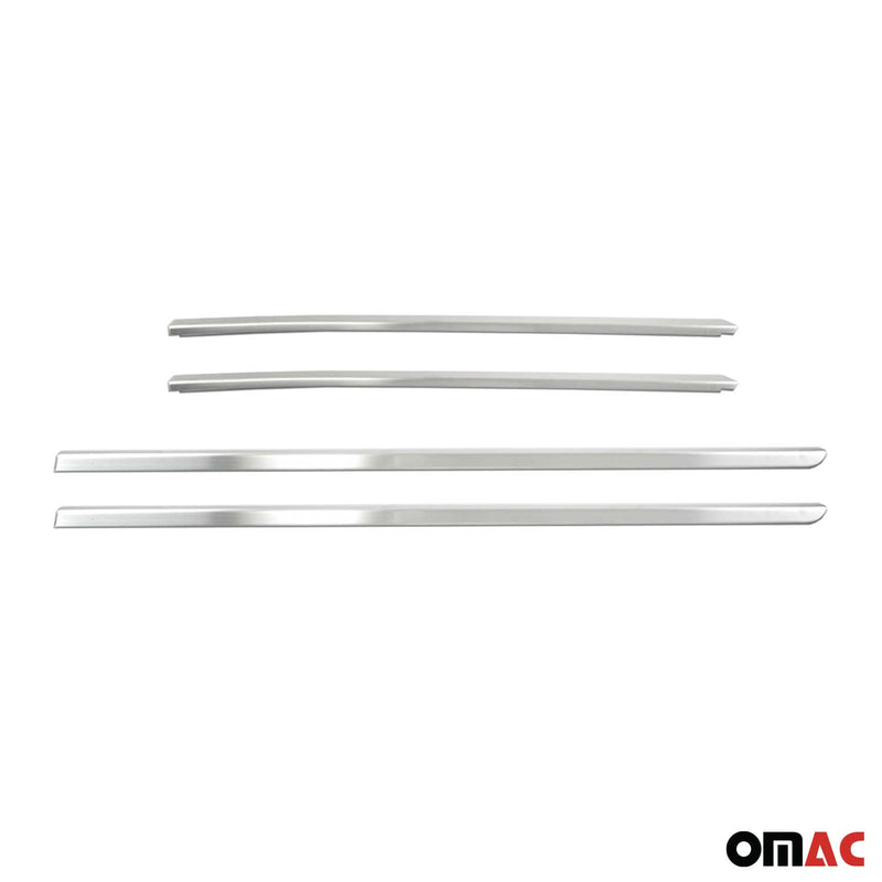 Fensterleisten Zierleisten für Dacia Duster 2018-2021 Gebürstet Chrom 4tlg