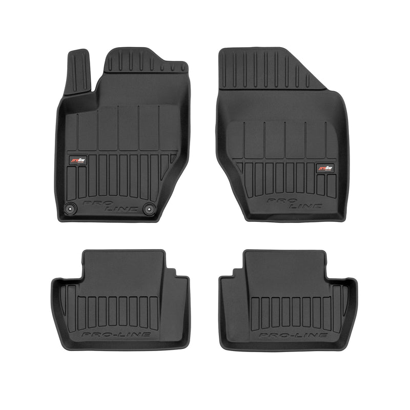 OMAC Gummi Fußmatten für Citroen DS4 2011-2015 Premium TPE Automatten Schwarz 4x