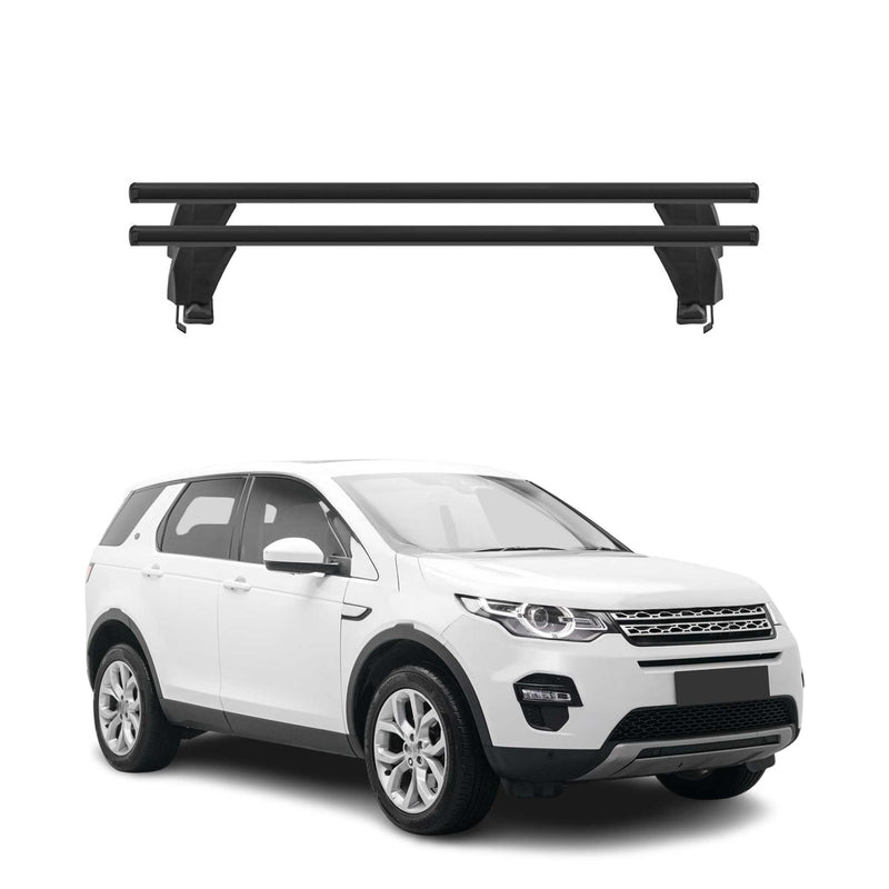 Menabo Dachträger für Land Rover Discovery Sport 2015-2019 50kg Alu Schwarz 2x