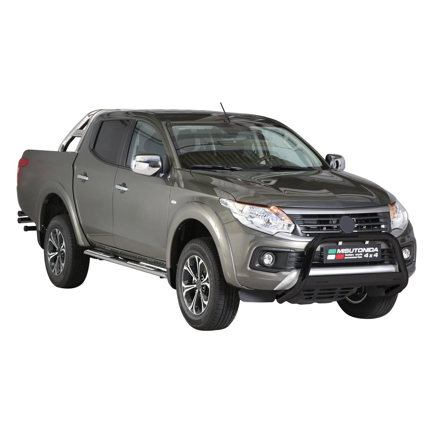 Frontbügel Frontschutzbügel für Fiat Fullback 2016-2019 ø63mm Stahl Schwarz