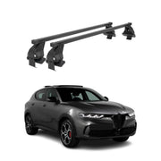 Menabo Dachträger Grundtäger für Alfa Romeo Tonale 2022-2026 50kg Stahl Schwarz