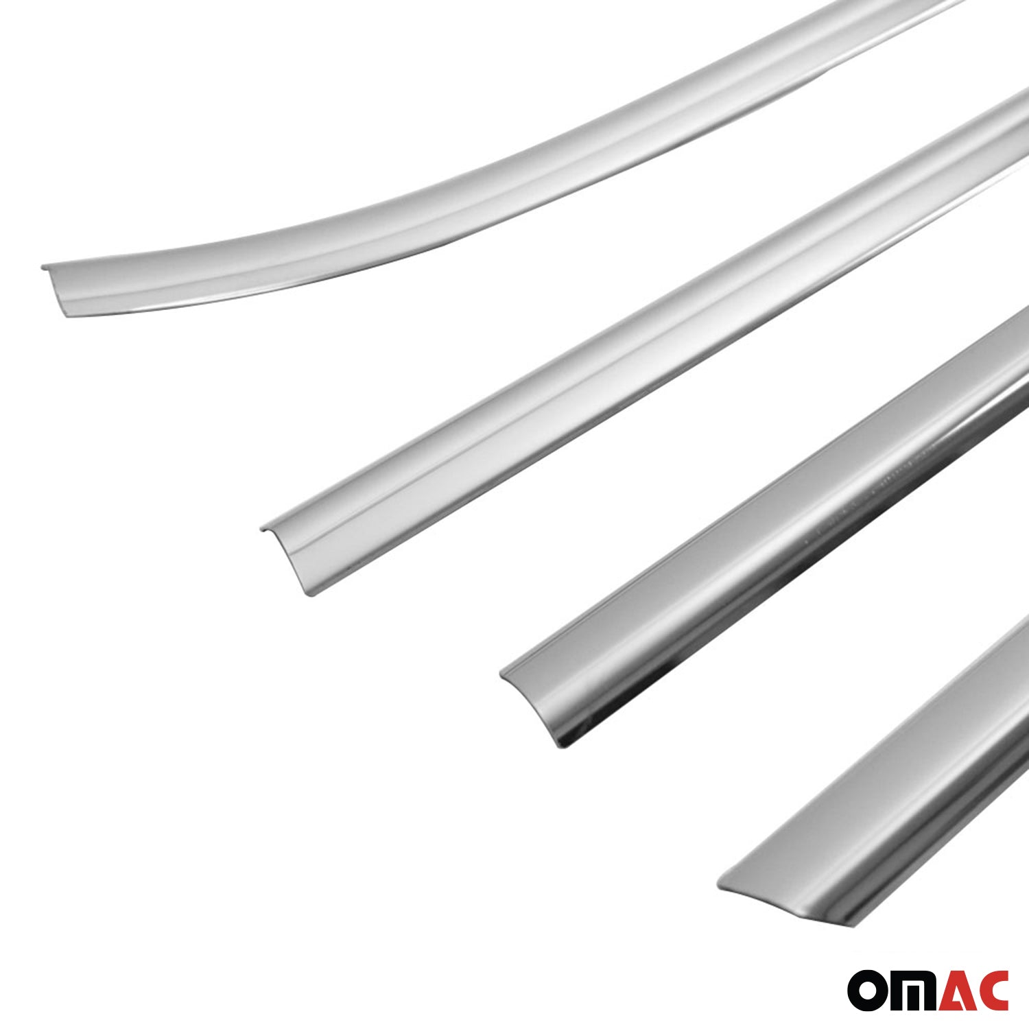 Fensterleisten Zierleisten für Hyundai i30 Schrägheck 2006-11 Edelstahl Chrom 4x