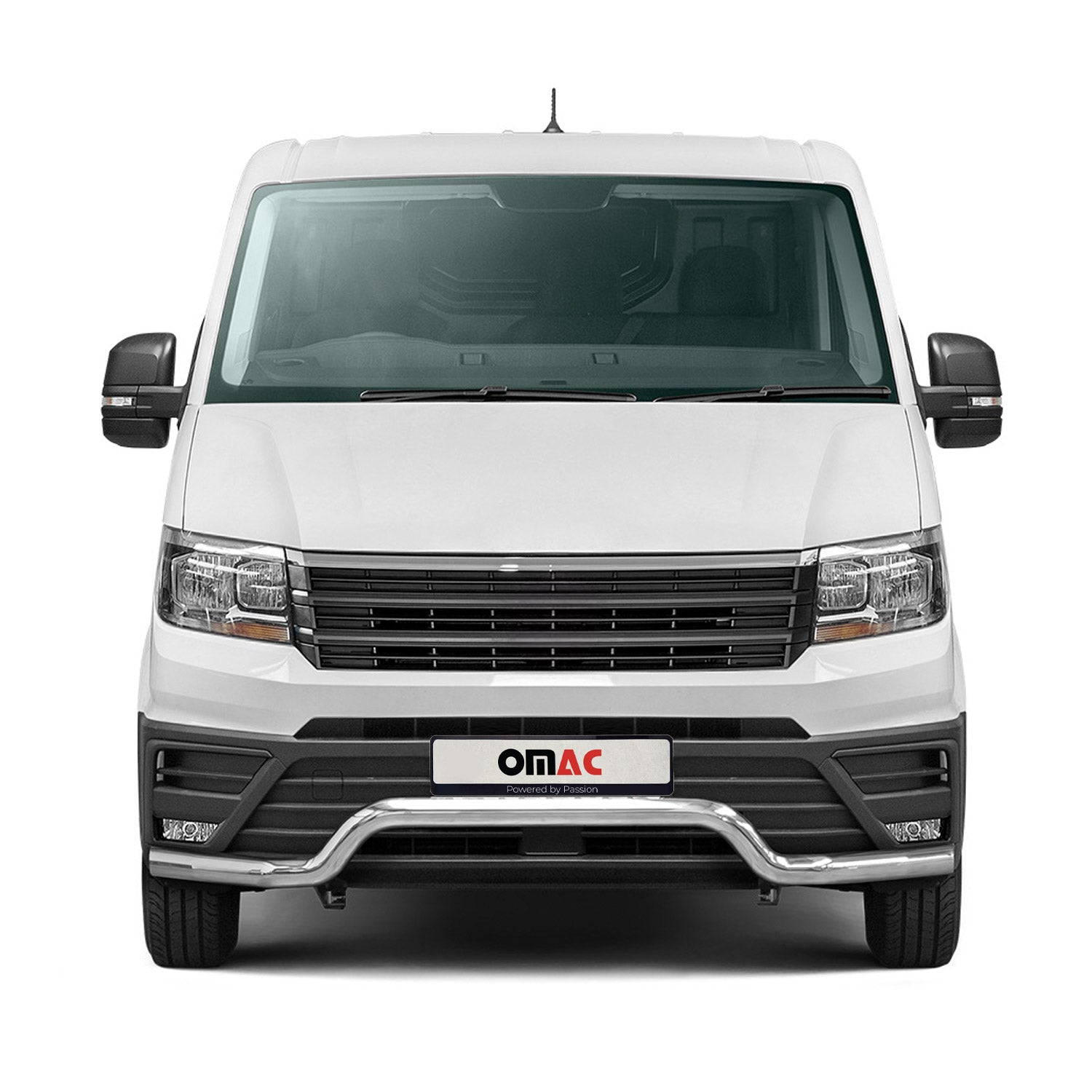 Frontbügel Frontschutzbügel Schutz für VW Crafter 2017-2026 mit ABE Stahl Silber