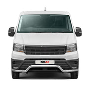 Frontbügel Frontschutzbügel Schutz für VW Crafter 2017-2026 mit ABE Stahl Silber