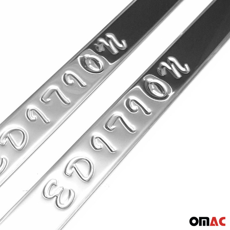 Einstiegsleisten Edition Lackschutz Türschweller Chrom Edelstahl 2 tlg