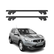 Dachträger Grundtäger für Nissan Qashqai J10 +2 2007-2013 Alu TÜV Schwarz 2tlg