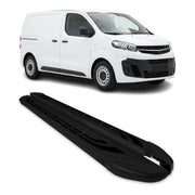 Trittbretter Seitenschweller für Opel Vivaro C 2019-2026 L1 Kurzer Alu Schwarz